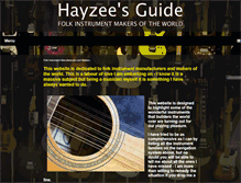 Tablet Screenshot of hayzee.com